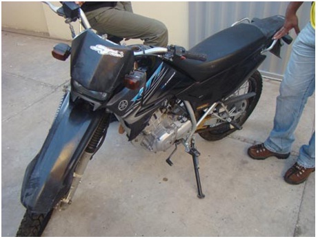 moto recuperada